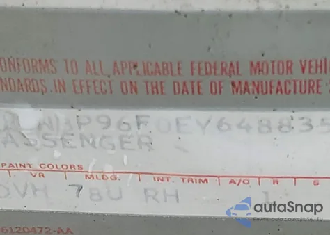 1984 Lincoln Town Car z USA, uszkodzony, nr VIN 1LNBP96F0EY648835